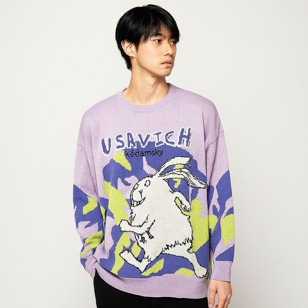 Usavich MTV Japan Sweater Size XL Limited Edition Animated Cartoon Anime